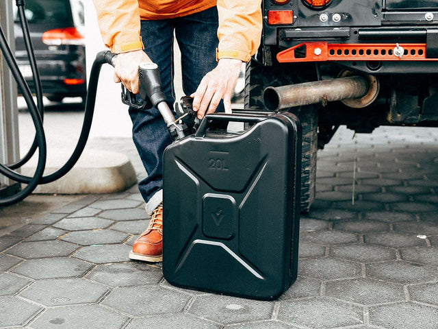 Reservekanister Stahl 20 l / Schwarz